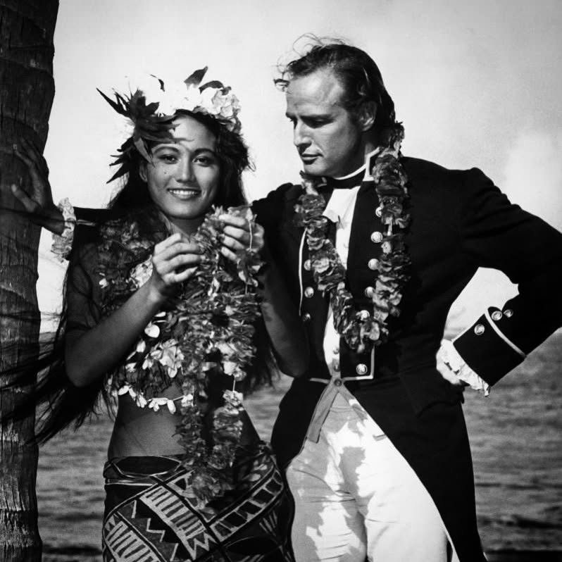 مارلون براندو Marlon Brando وتاريتا تيرييبايا Tarita Teriipaia