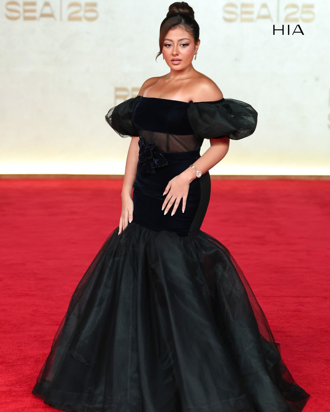 ماريا بحراوي بإطلالة من توقيع تيما عابد