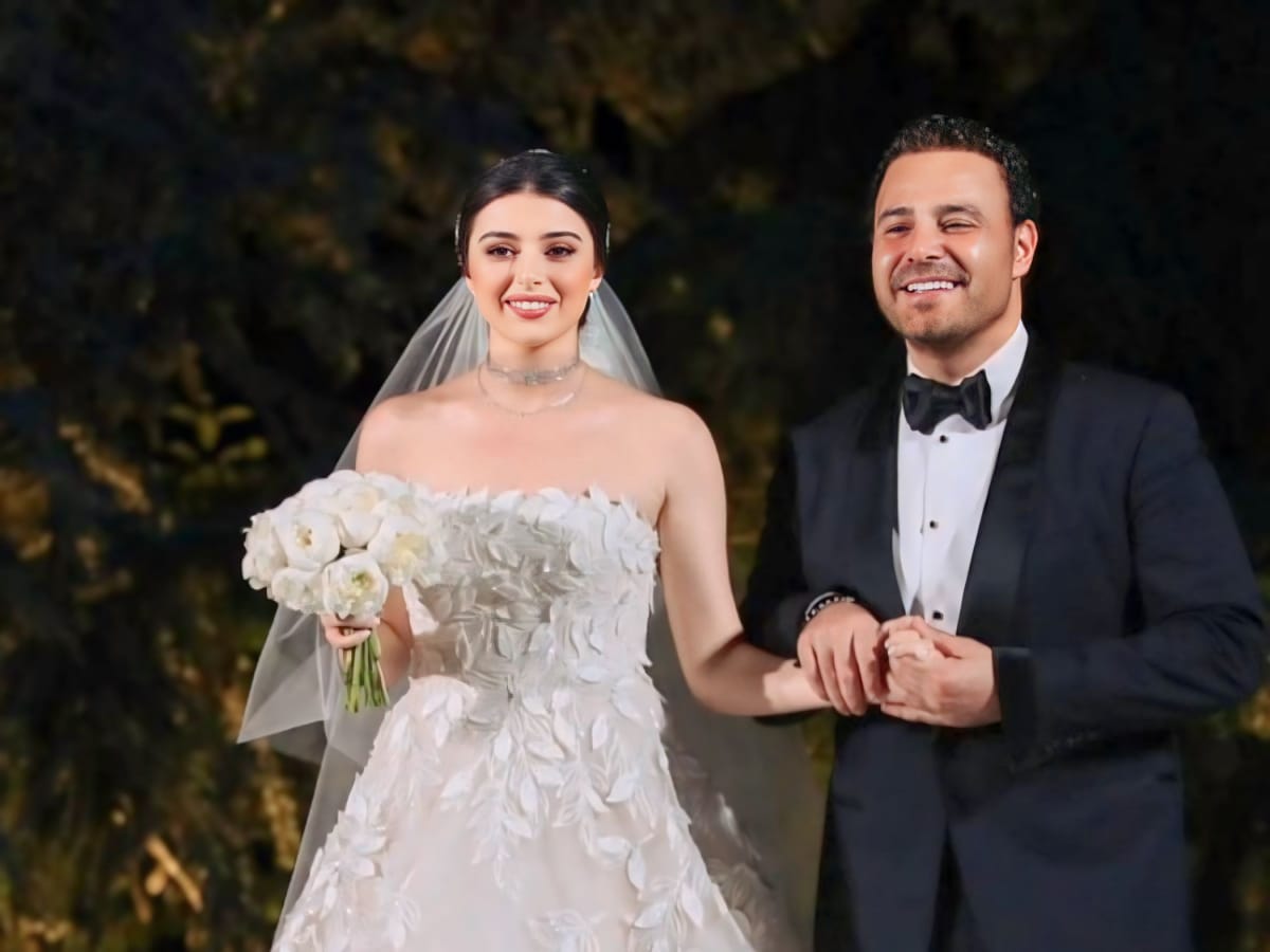 ماريتا بفستان زفاف رومانسي