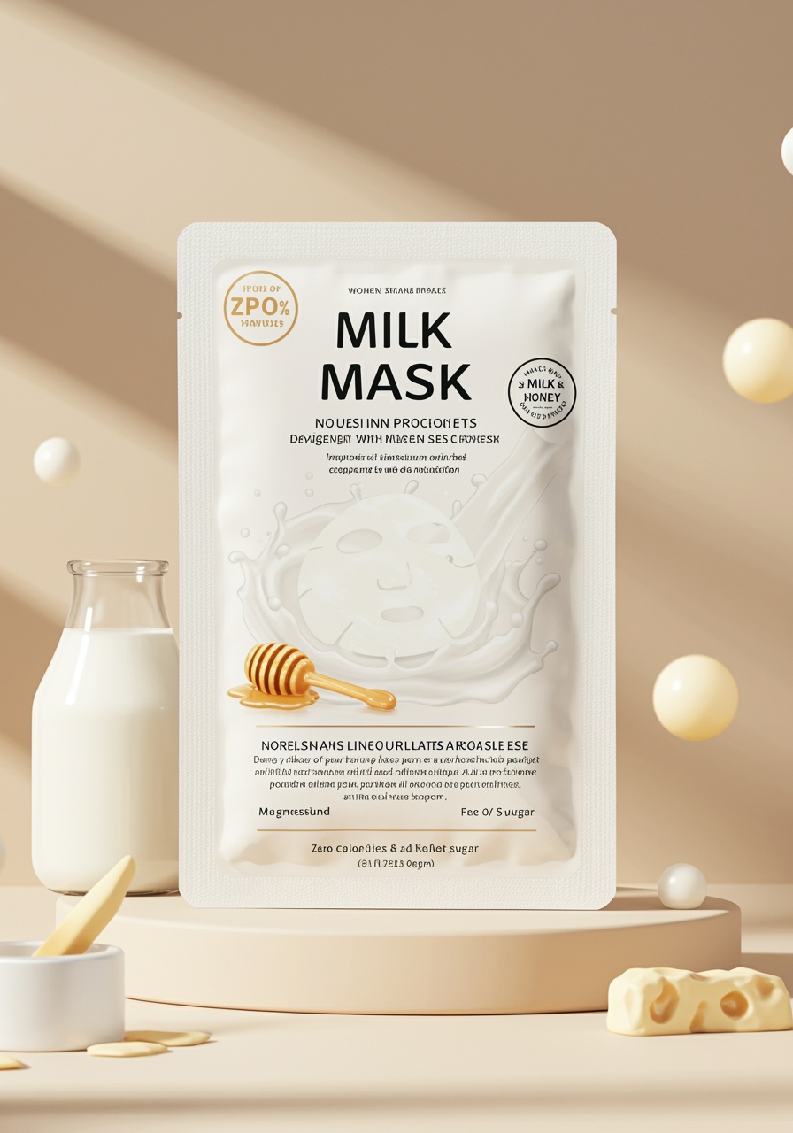 ماسك الحليب الجاهز