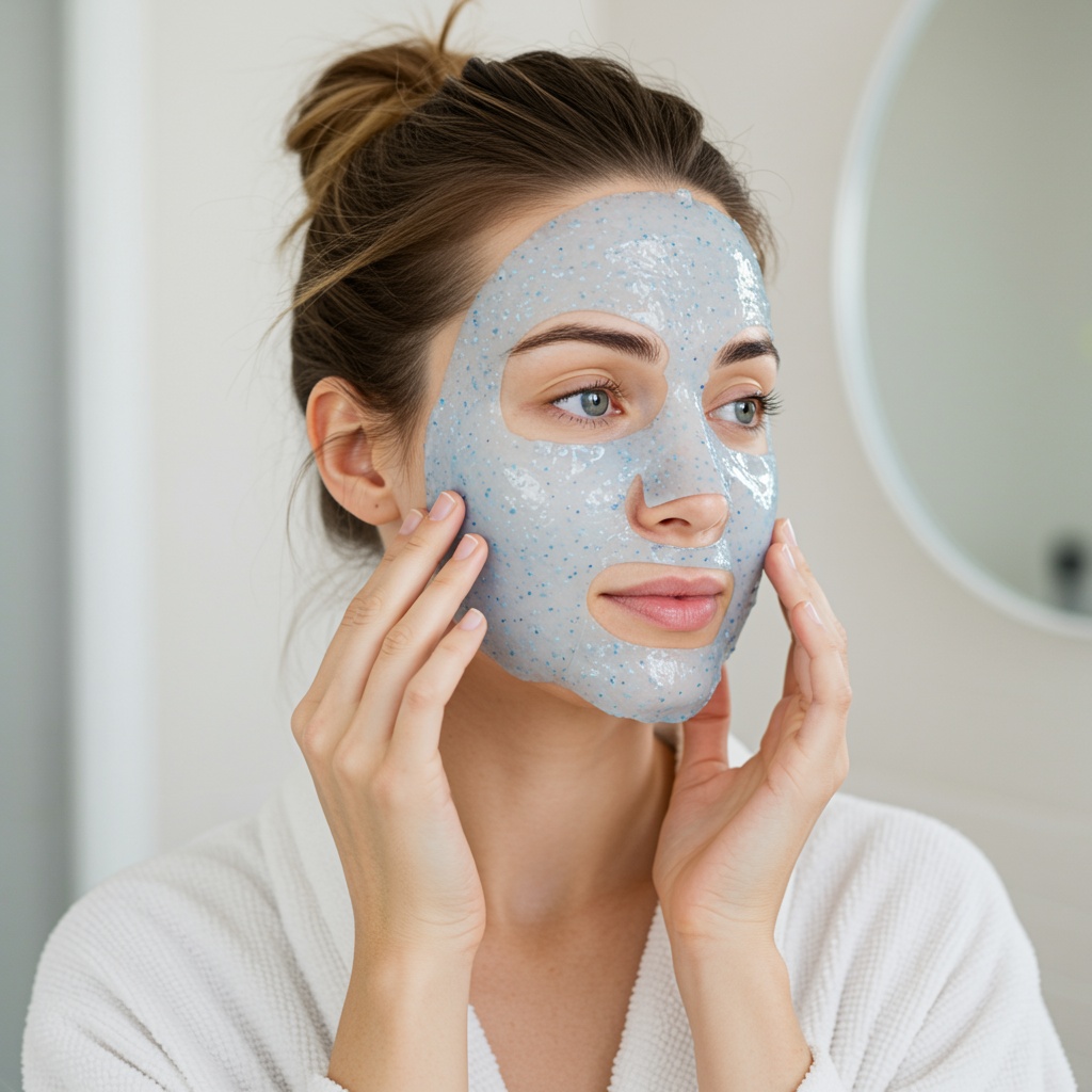 ماسك النيلة الأزرق يمنح بشرتك إشراقة طبيعية