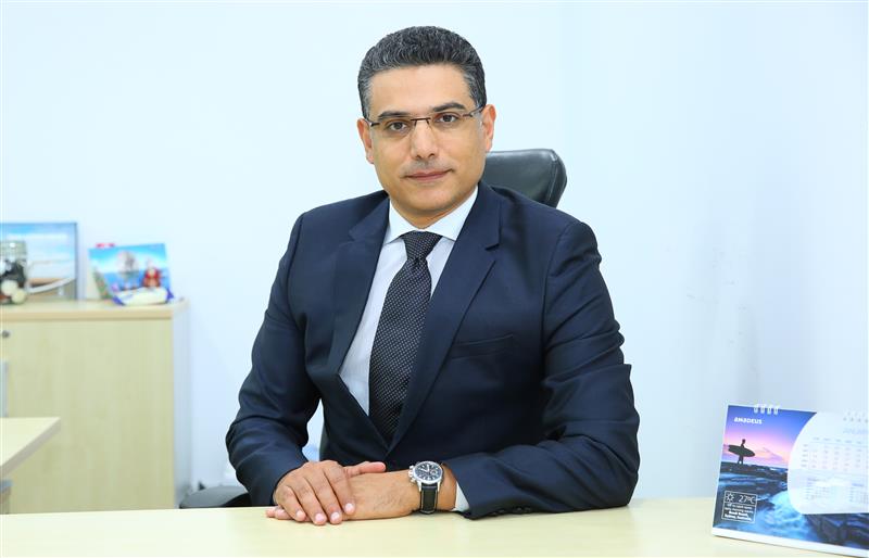 ماهر قوبعة، نائب الرئيس التنفيذي لوحدة السفر والمدير الاداري لمنطقة اوروبا والشرق الاوسط وافريقيا في شركة أماديوس