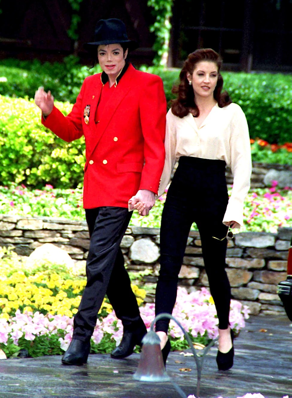 مايكل جاكسون Michael Jackson وليزا ماري بريسلي Lisa Marie Presley