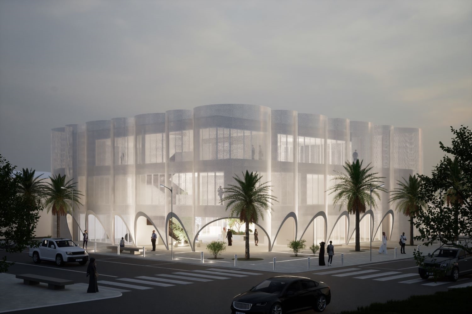 مجمع تجاري مكتبي في الرياض من مشاريع Quartz Architects