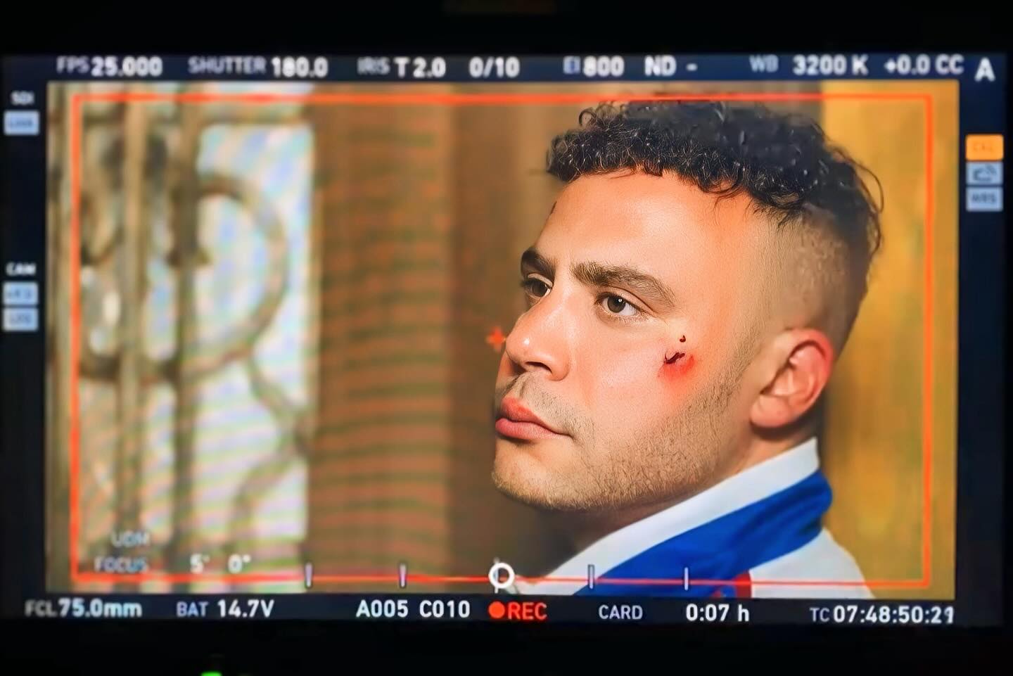 محمد إمام في كواليس مسلسل "الكينج"