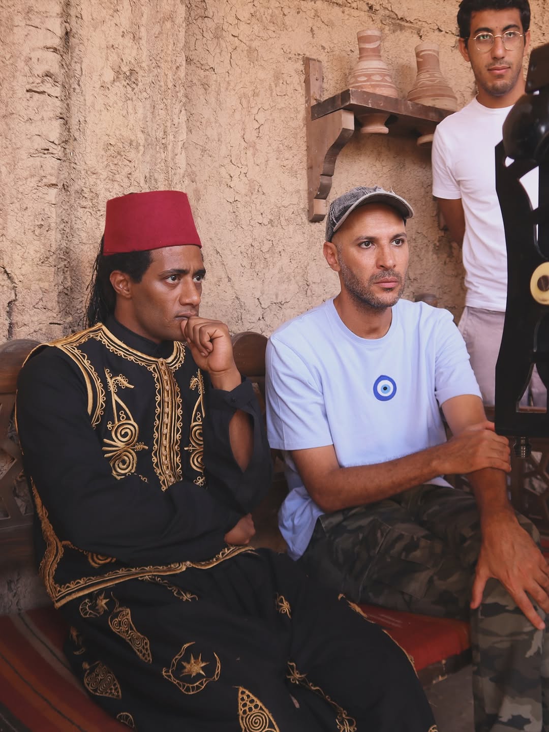 محمد دياب مع محمد رمضان في كواليس "أسد"