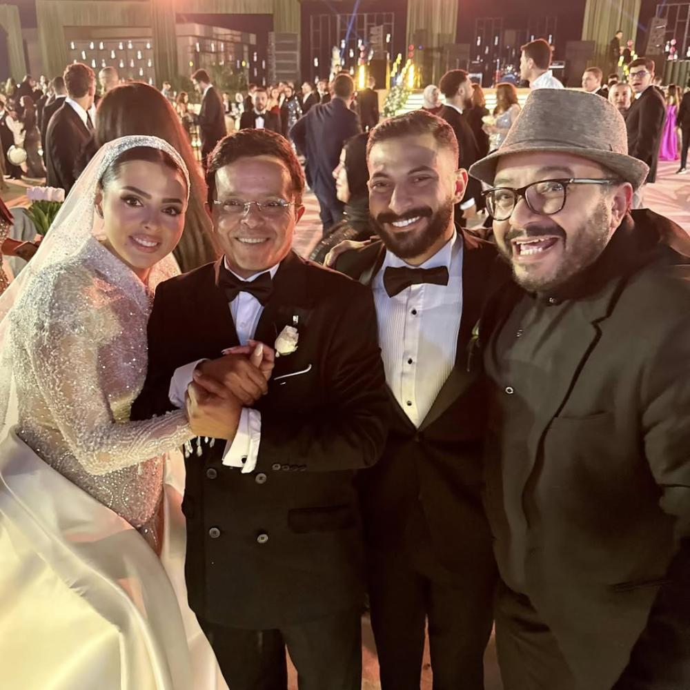 محمد هنيدي احتفل بزفاف ابنته