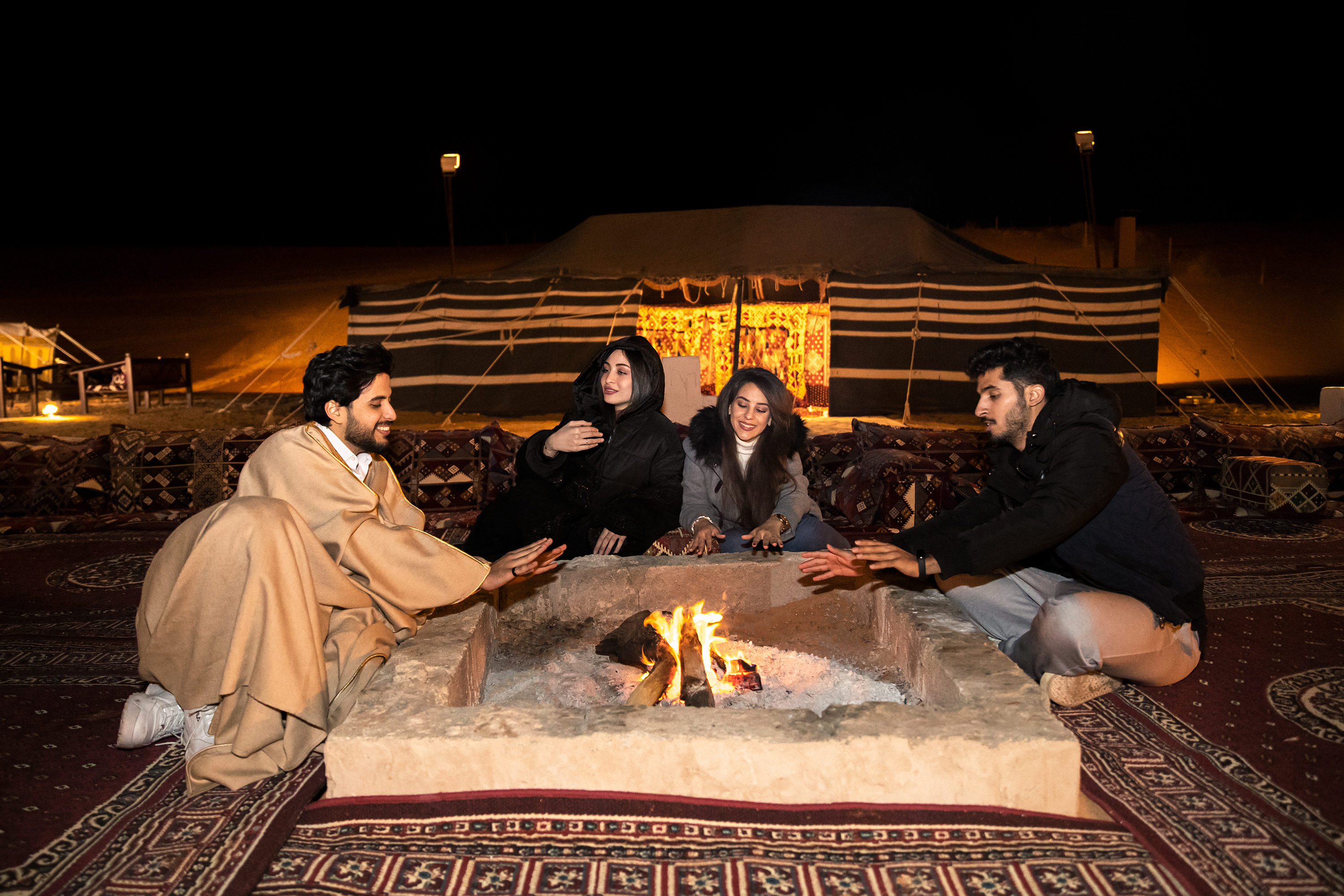 مخيم البدر الصحراوي.. كشتة بلا عناء