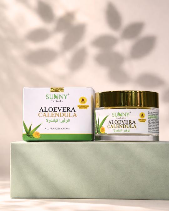 مرطب الوفيرا كيلندولا من Sunny Herbals
