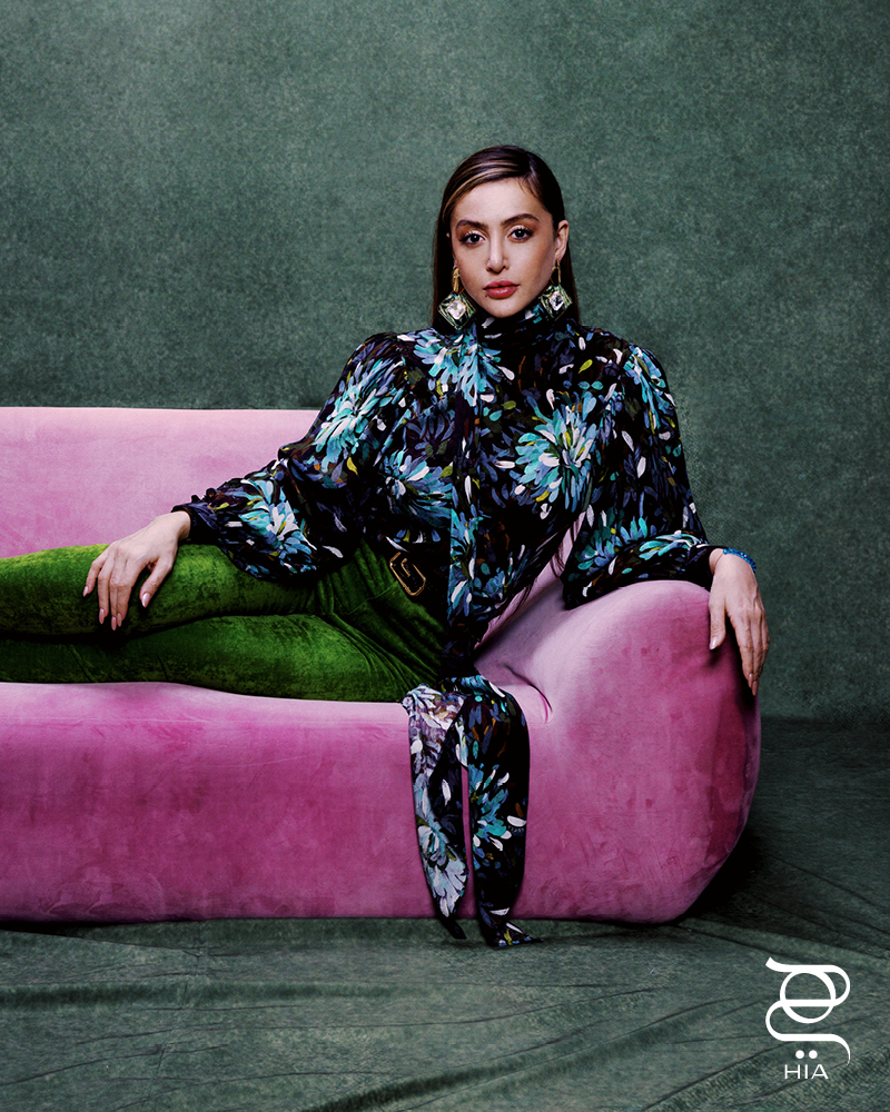 مريم علي بأقراط هندسية مُبهرة من دار غوتشي GUCCI