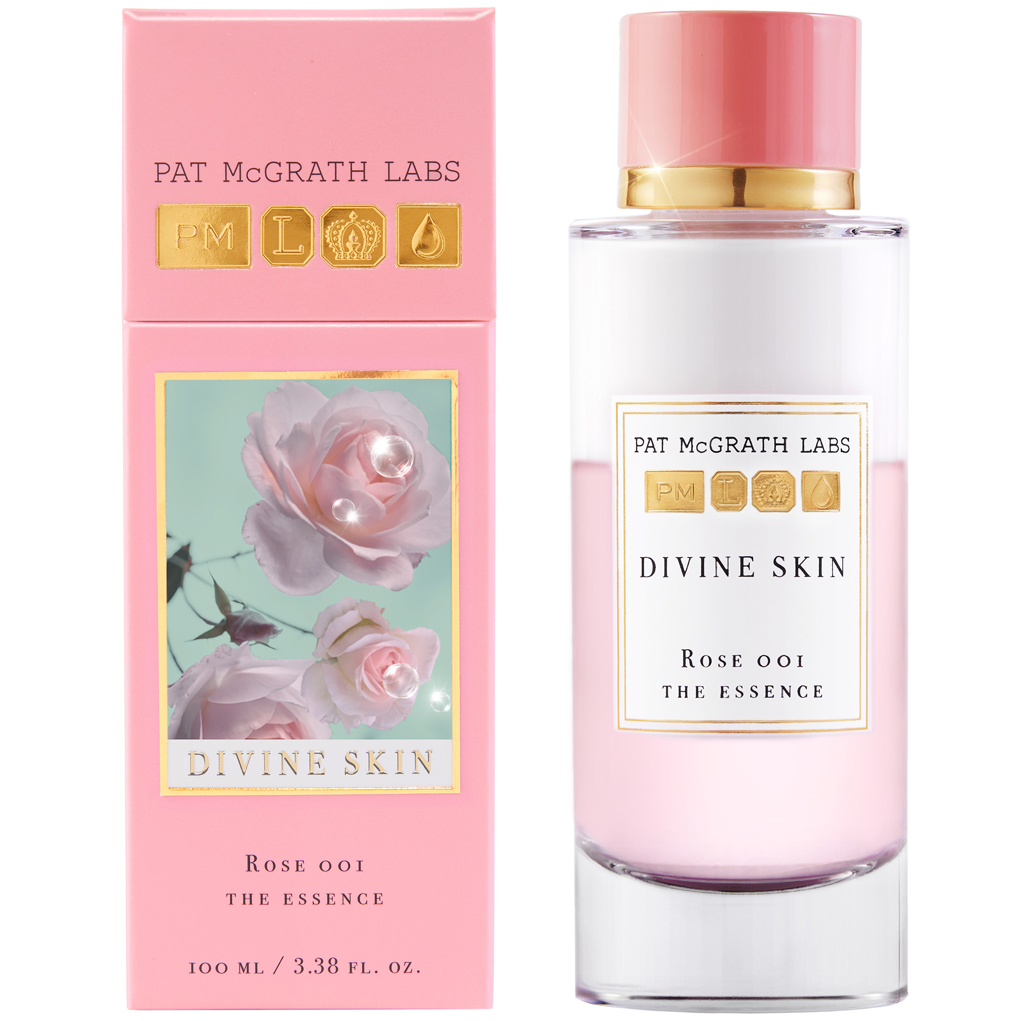 مستحضر العناية بالبشرة الأساسي Divine Skin Rose 001™ The Essence من علامة Pat McGrath
