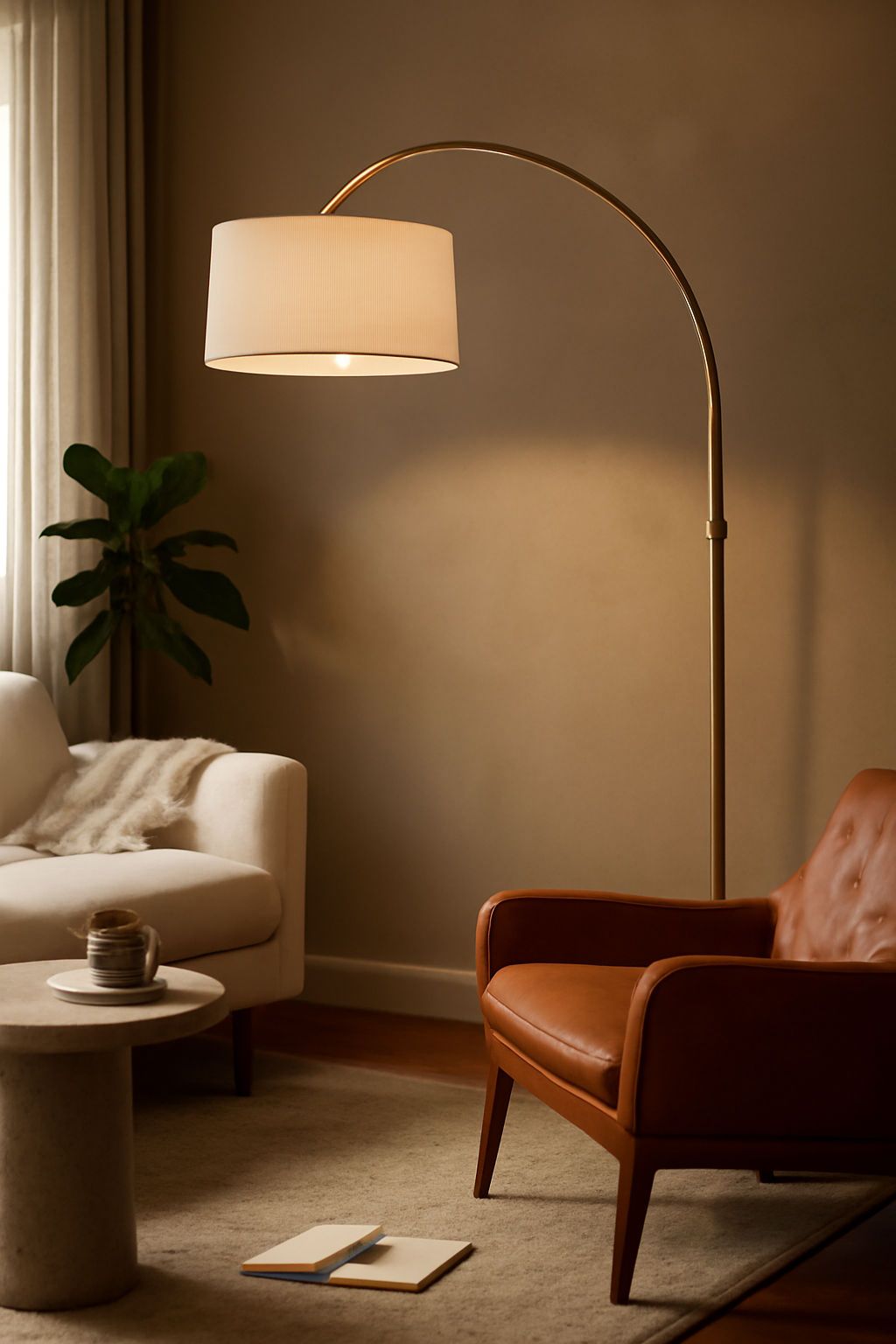 مصباح أرضي من منتصف القرن الماضي