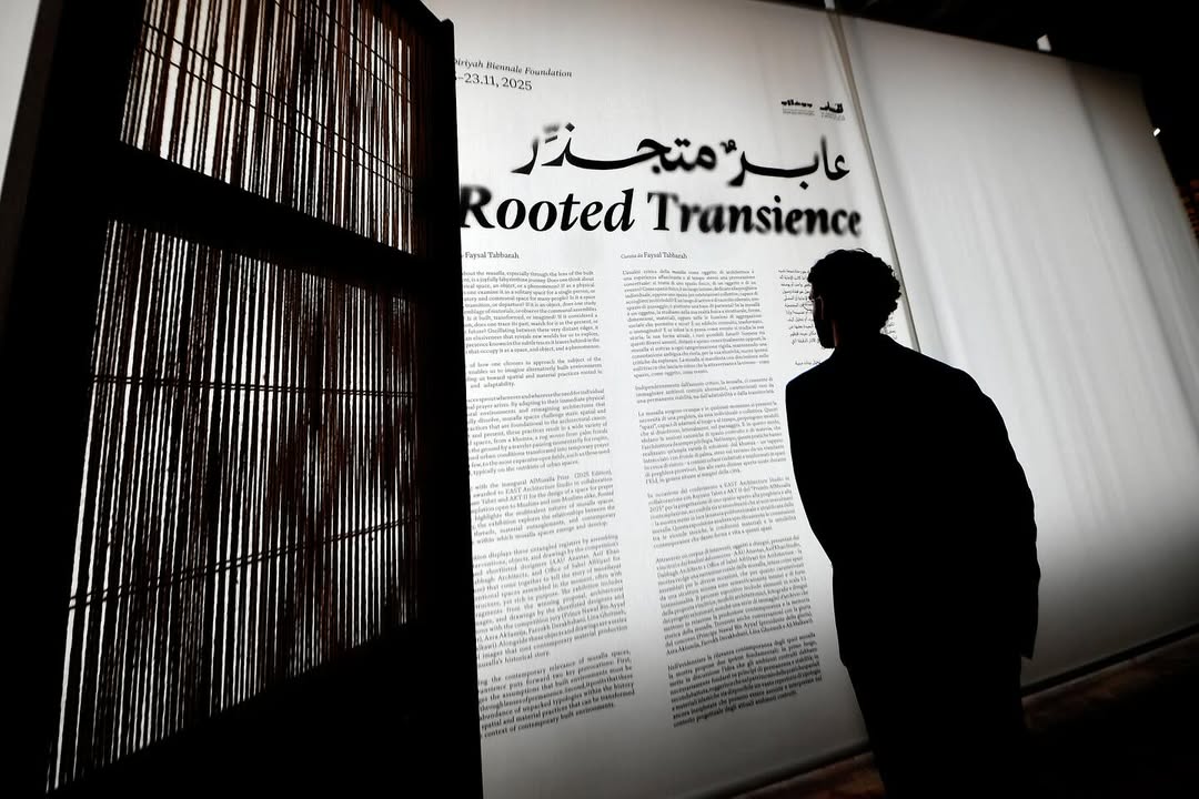 معرض عابر متجذر مؤسسة بينالي الدرعية بالتعاون مع وزارة الثقافة الإيطالية