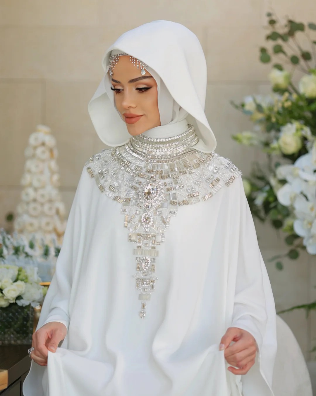مكياج عبير الصغير يوم عقد القران