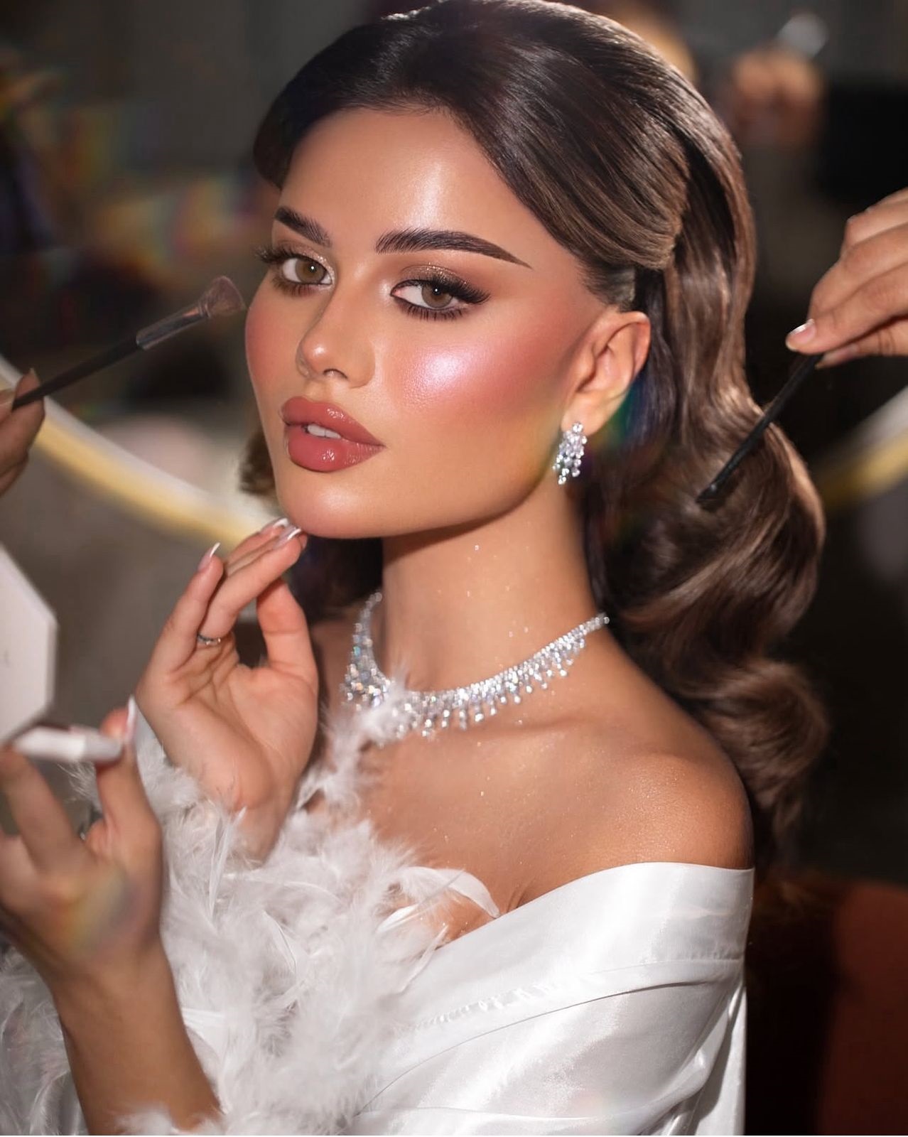 مكياج عروس من الميك أب أرتست السعودية نيلي العمري