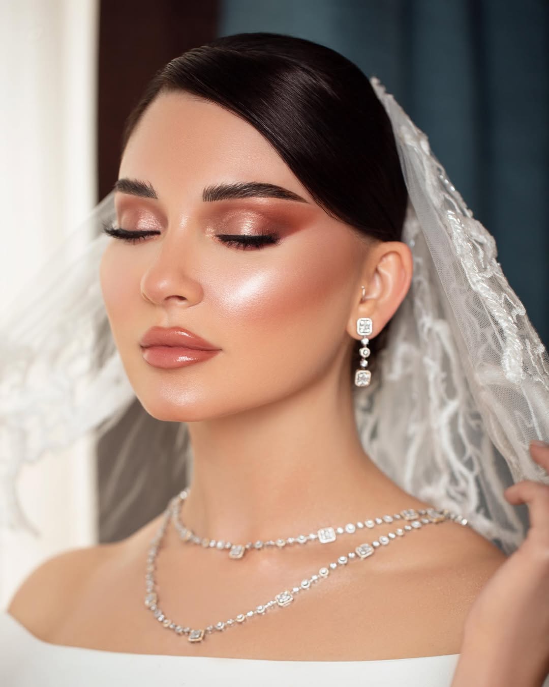 مكياج عروس من الميك أب أرتست فاطمه حسن