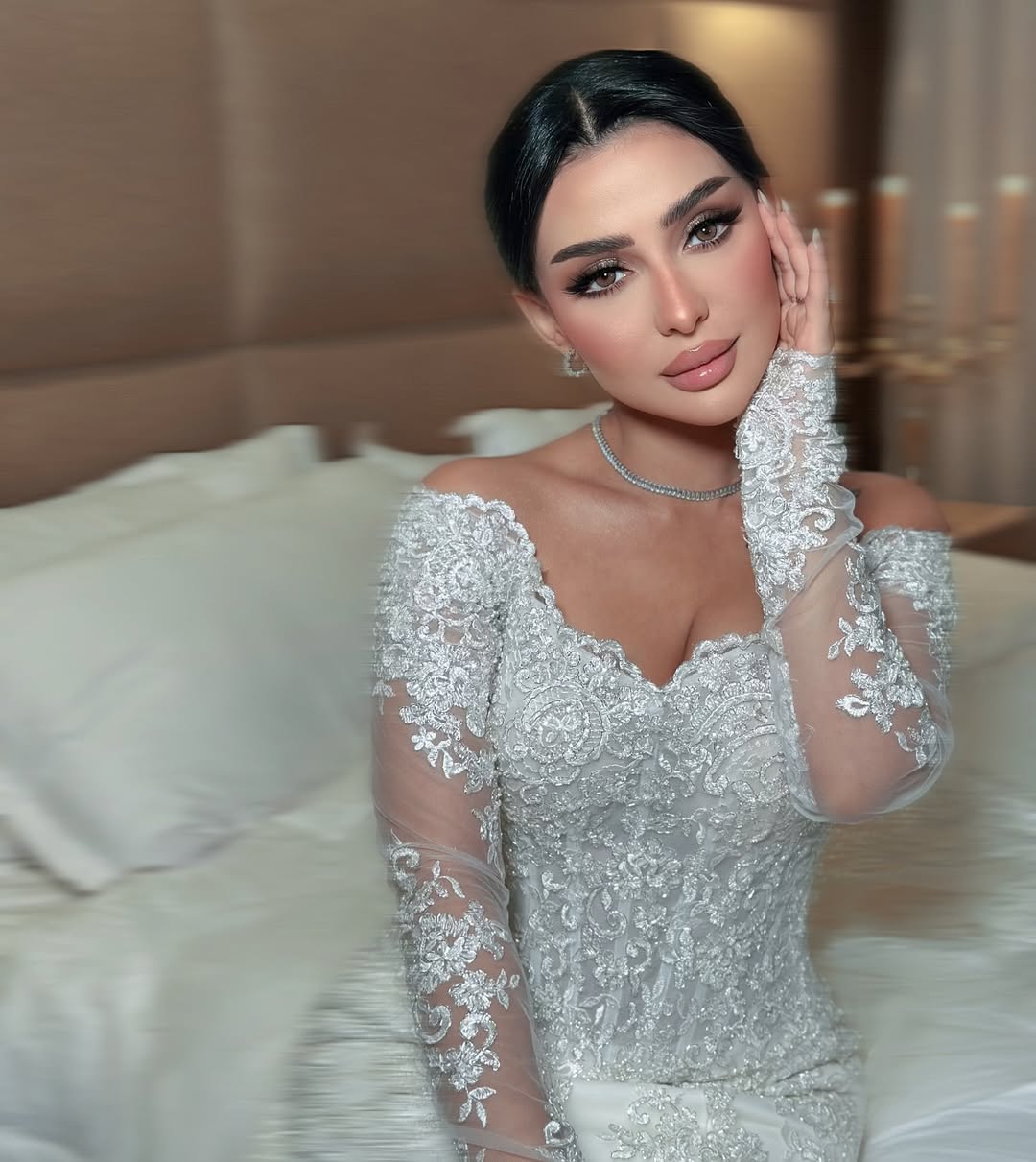 مكياج عروس من الميك اب ارتست إيمان بركات