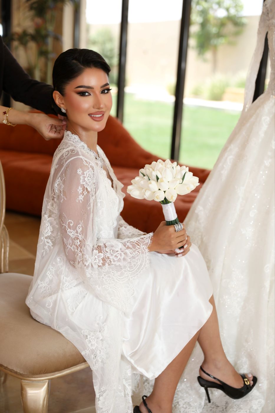 مكياج عروس من الميك اب ارتست السعودية ابتسام الحربي