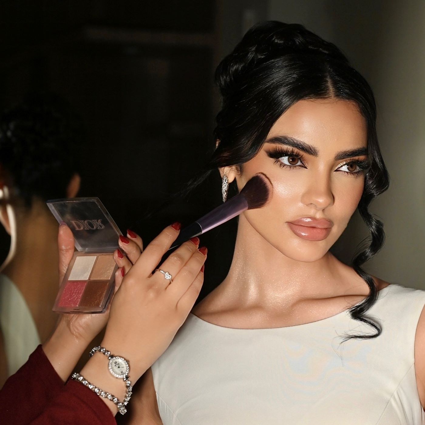 مكياج عروس من الميك اب ارتست السعودية نوره العنزي