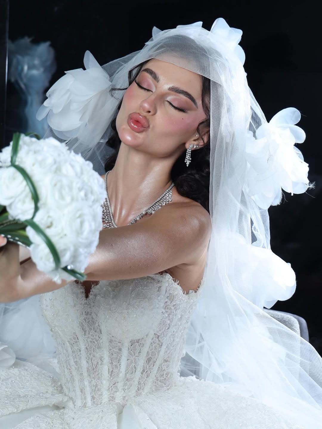 مكياج عروس من الميك اب ارتست شهد عبد الرحمن