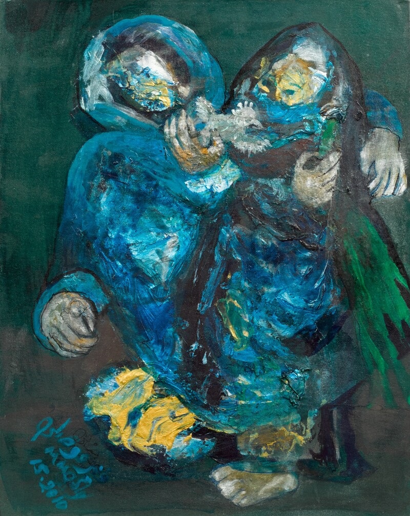 من أعمال الفنانة منيرة موصللي الصورة من موقع sothebys