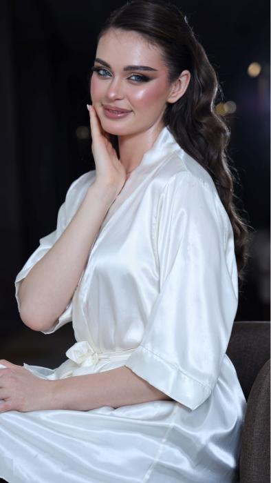 من اطلالات العرايس بمكياج الميك اب أرتست شهد عبد الرحمن