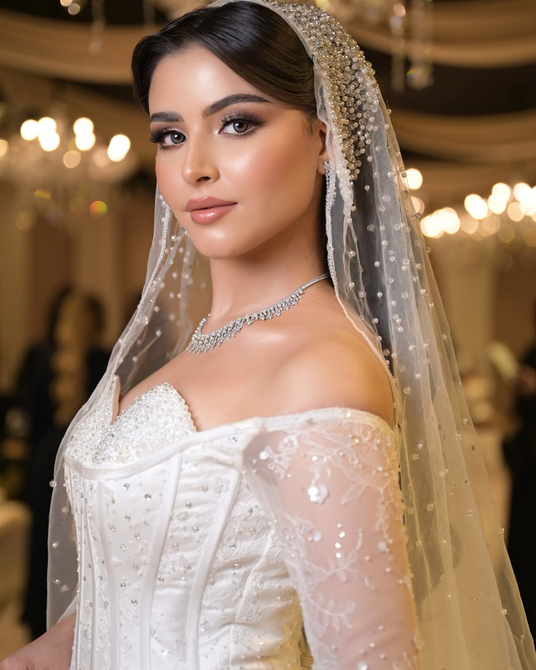 من اطلالات العرايس من خبيرة مكياج العرايس إيمان بركات