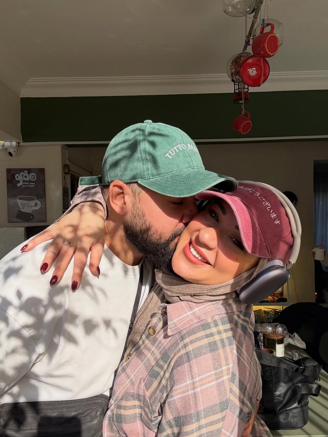 من الصور التي نشرتها اسما شريف منير بمناسبة عيد الحب