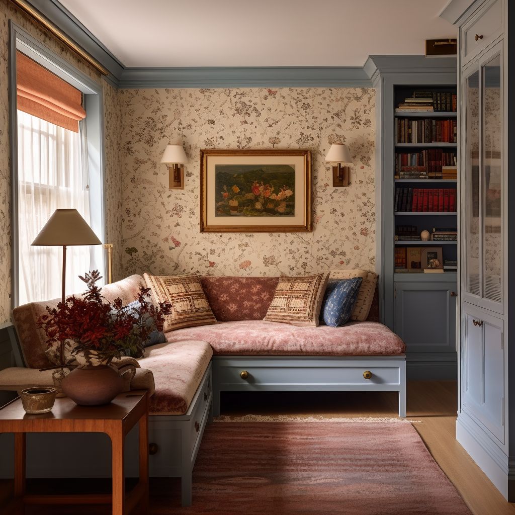 من المهم هو أن يكون العمل الفني مريحًا للرؤية من زاوية نظر الشخص داخل الغرفة