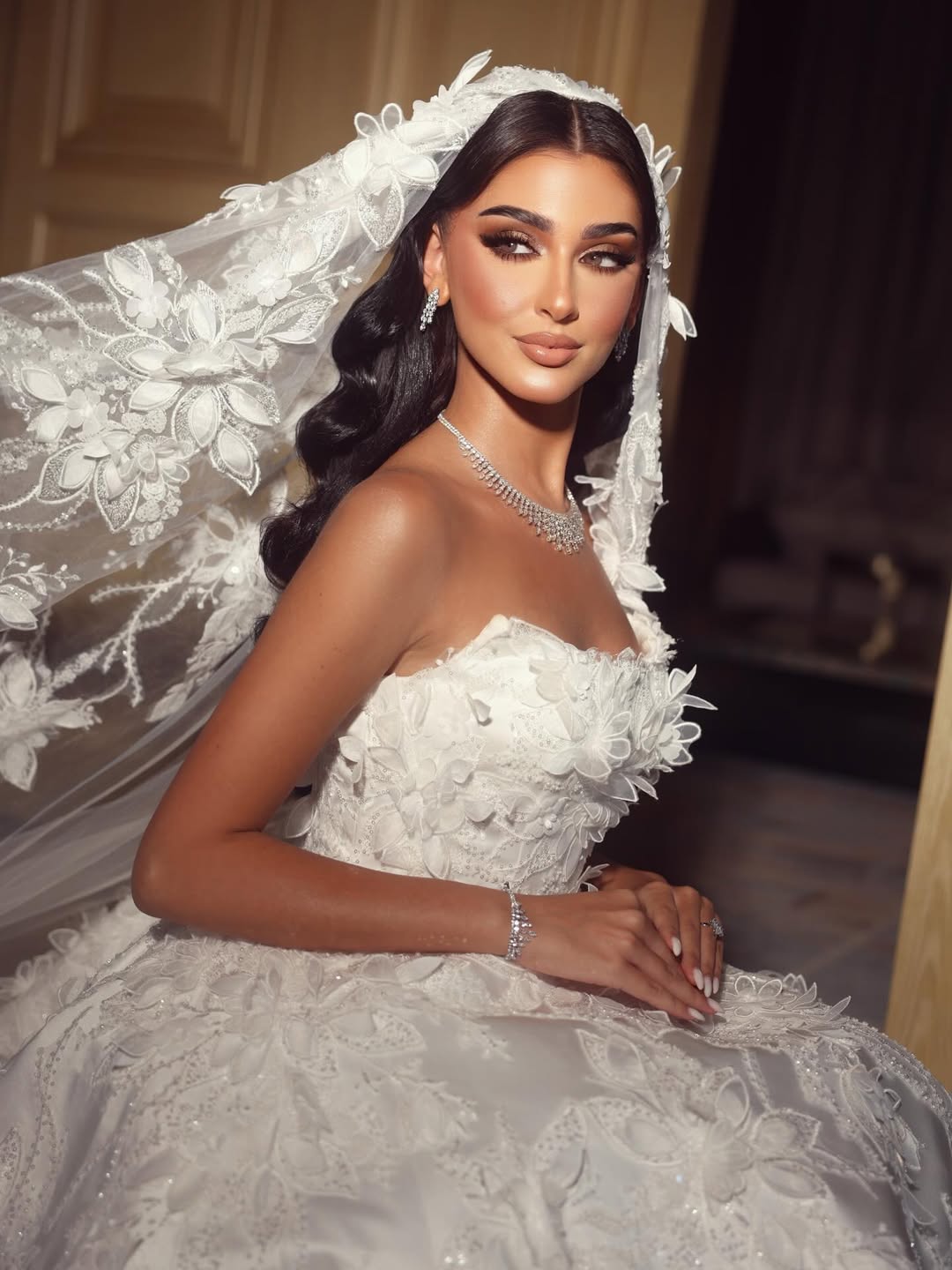 من تسريحات العرايس من مصففة الشعر نرجس مصطفى