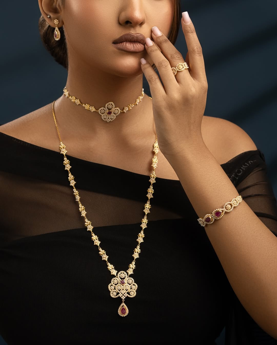 من تصاميم علامة alsultana jewlelry