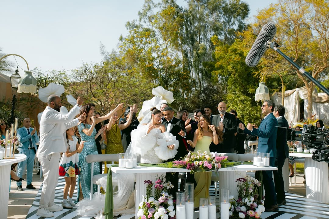 من حفل زفاف دينا الشربيني في المسلسل