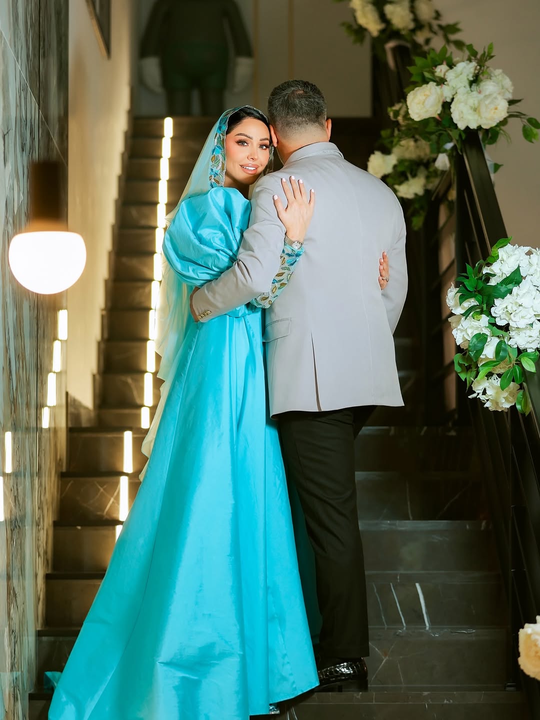 من حفل عقد قران هيا كرزون