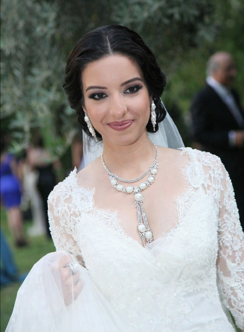 من زفاف المخرجة اللبنانية ليلى كنعان في قصر سرسق