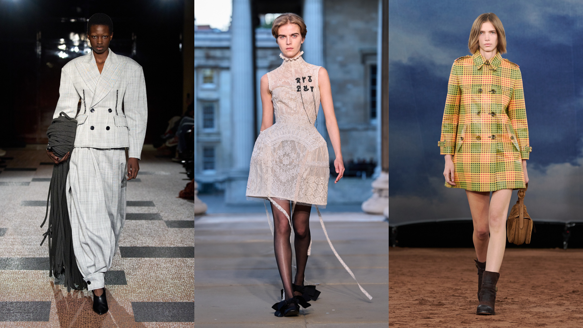 من عروض أزياء Burberry وErdem وRoksanda