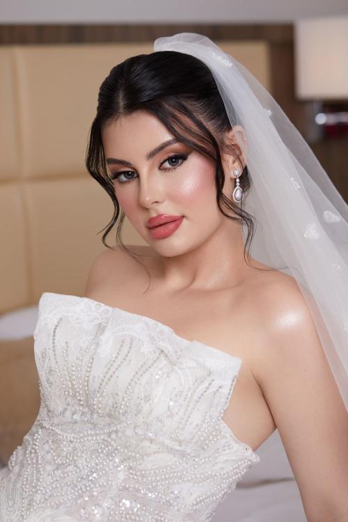 من مكياج العرايس من الميك أب ارتست جلاء الأزهري