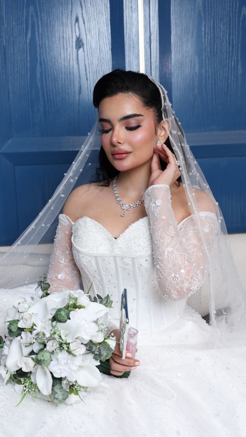 من مكياج العرايس من الميك اب ارتست شهد عبد الرحمن
