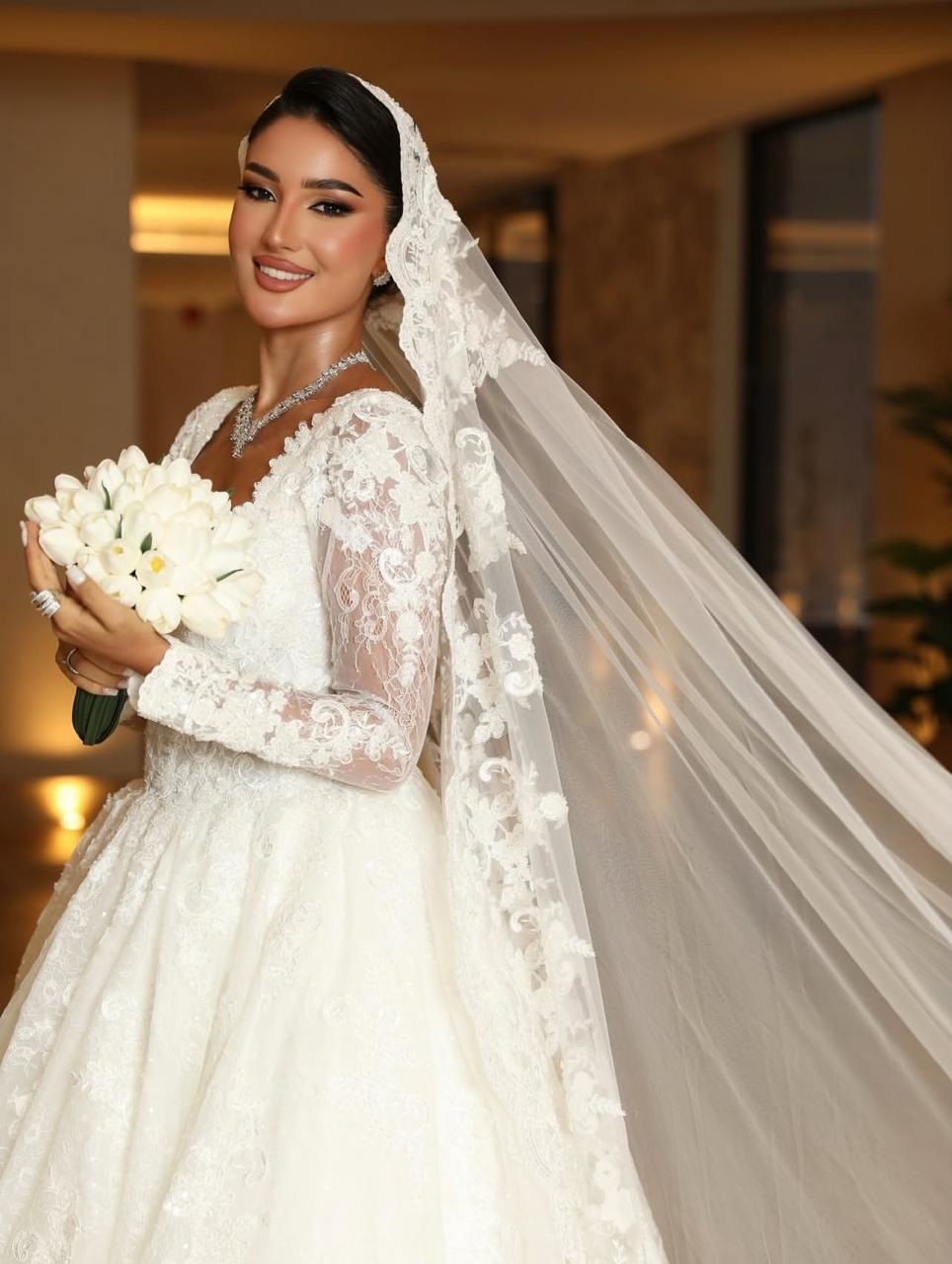 من مكياج العرايس من خبيرة التجميل السعودية ابتسام الحربي