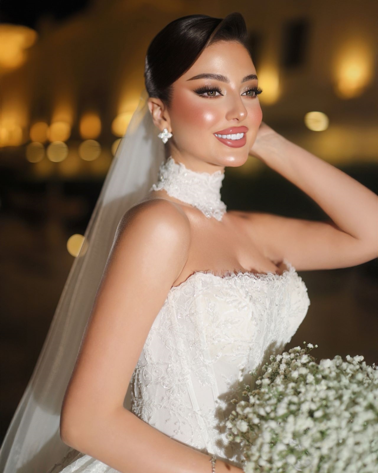 من مكياج العرايس من خبيرة التجميل نور خطاب