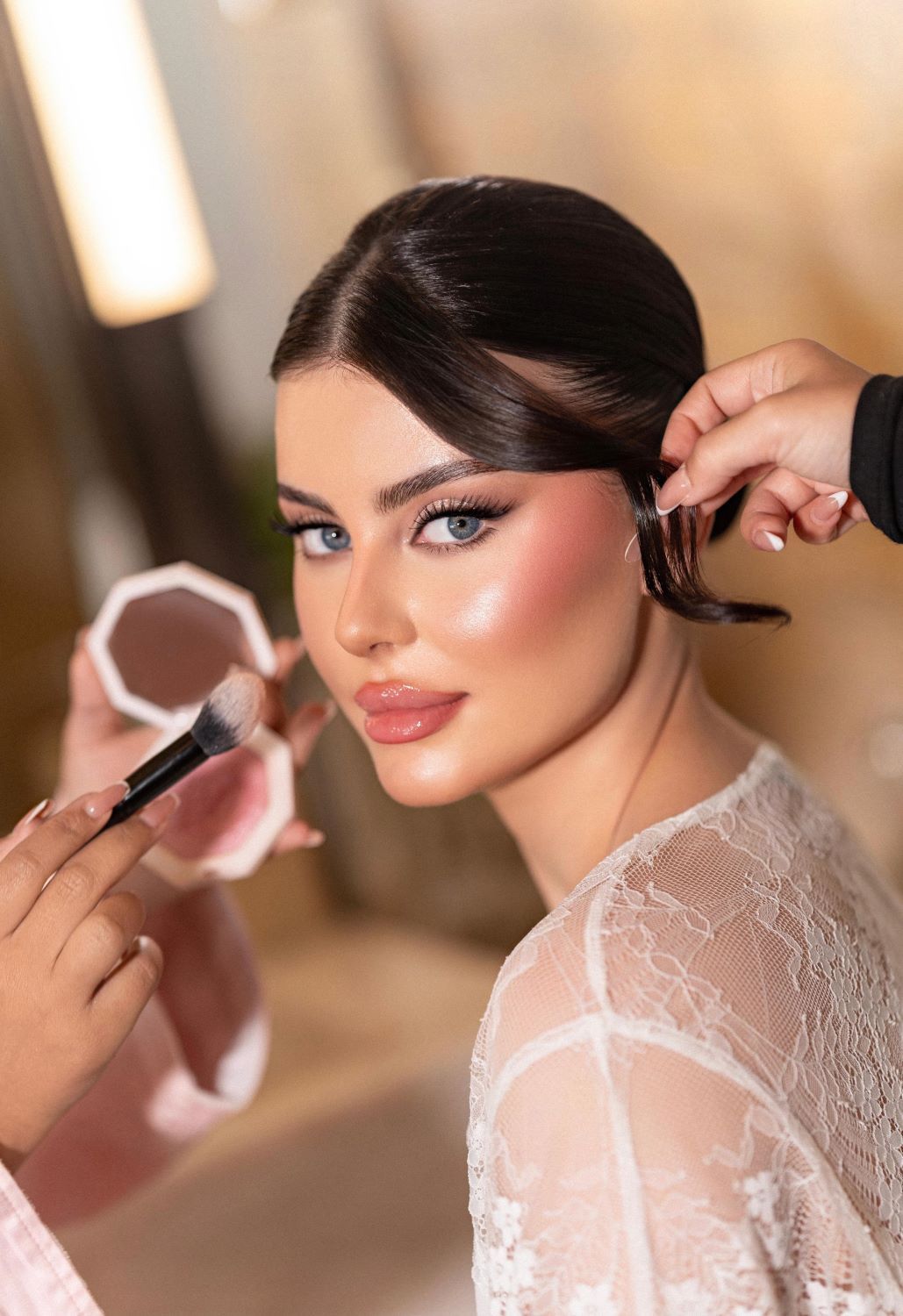 من مكياج العرايس من خبيره التجميل لجين الغامدي