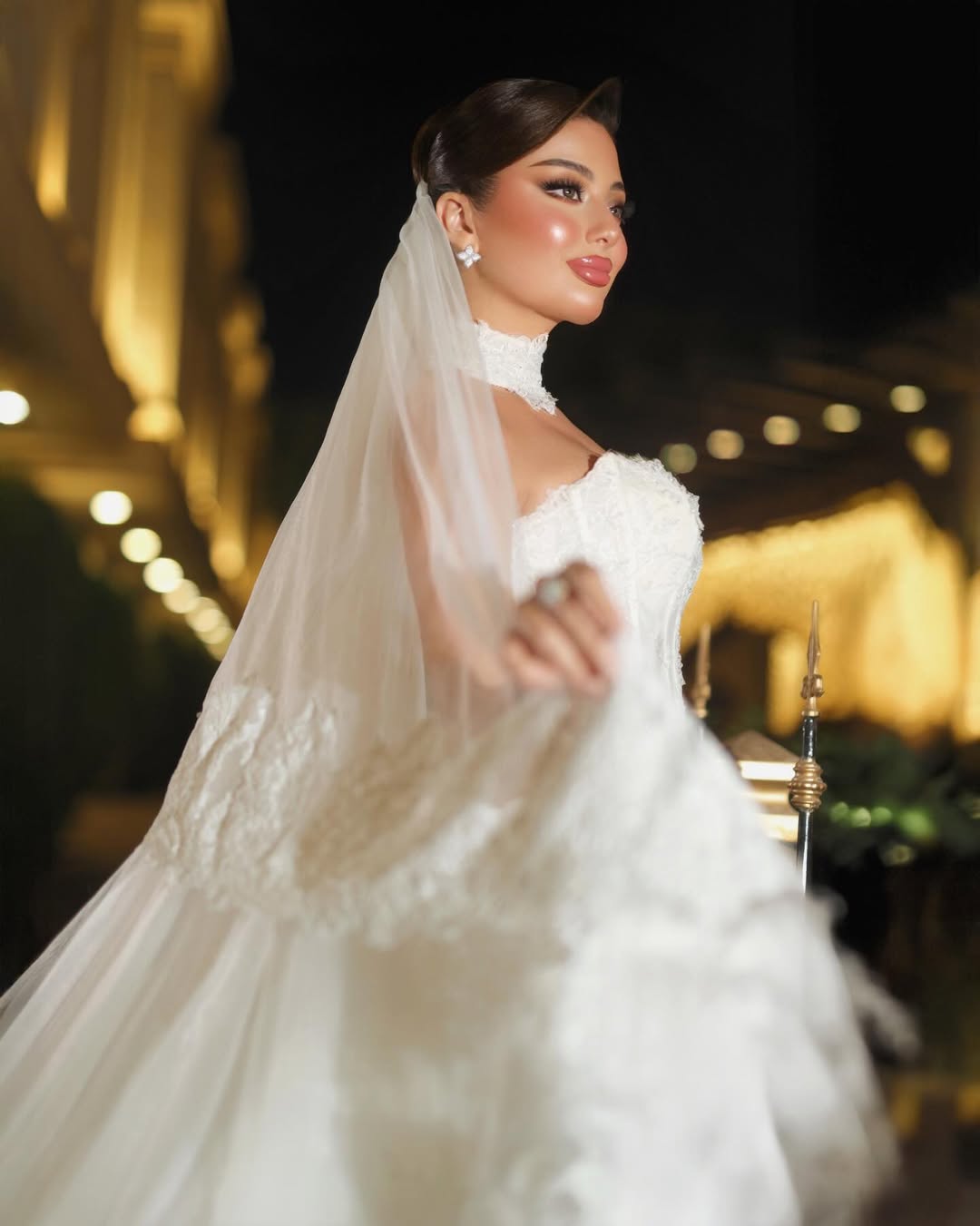 من مكياج خبيرة التجميل المتخصصة بالعرايس نور خطاب