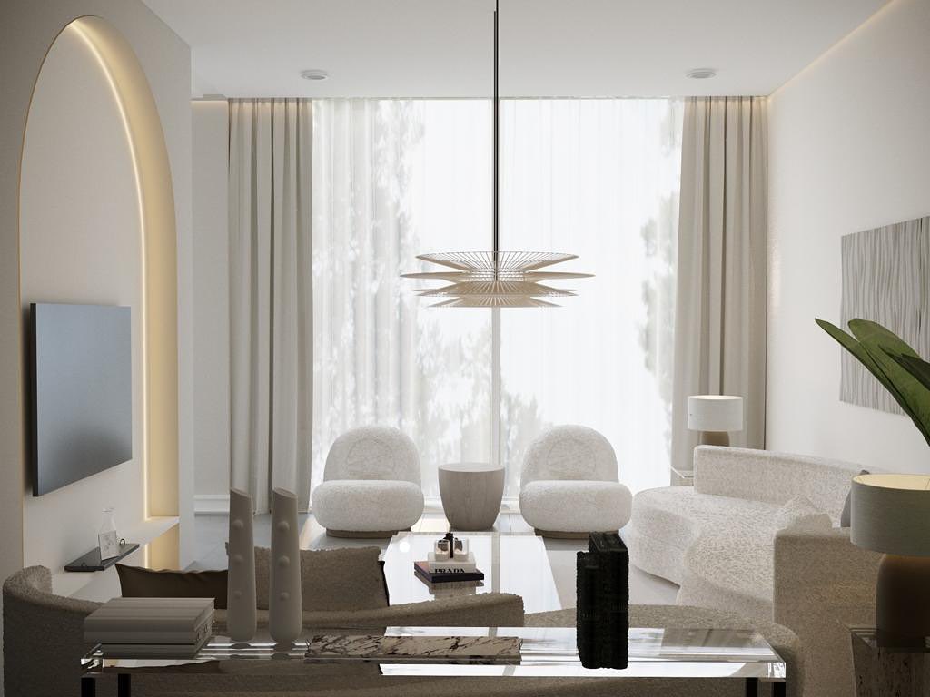 منطقة استقبال من تصميم العنود العمير .. المصدر حساب انستقرام alanouddesigner
