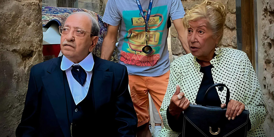 منى واصف ودريد لحام في مسلسل "ليالي روكسي"