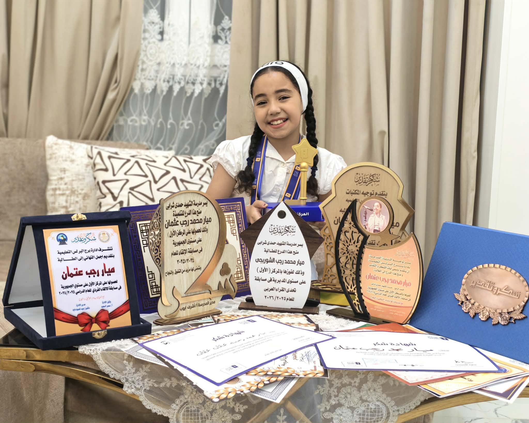 موهبة ميار الشوربجي بدأت من الإذاعة المدرسية
