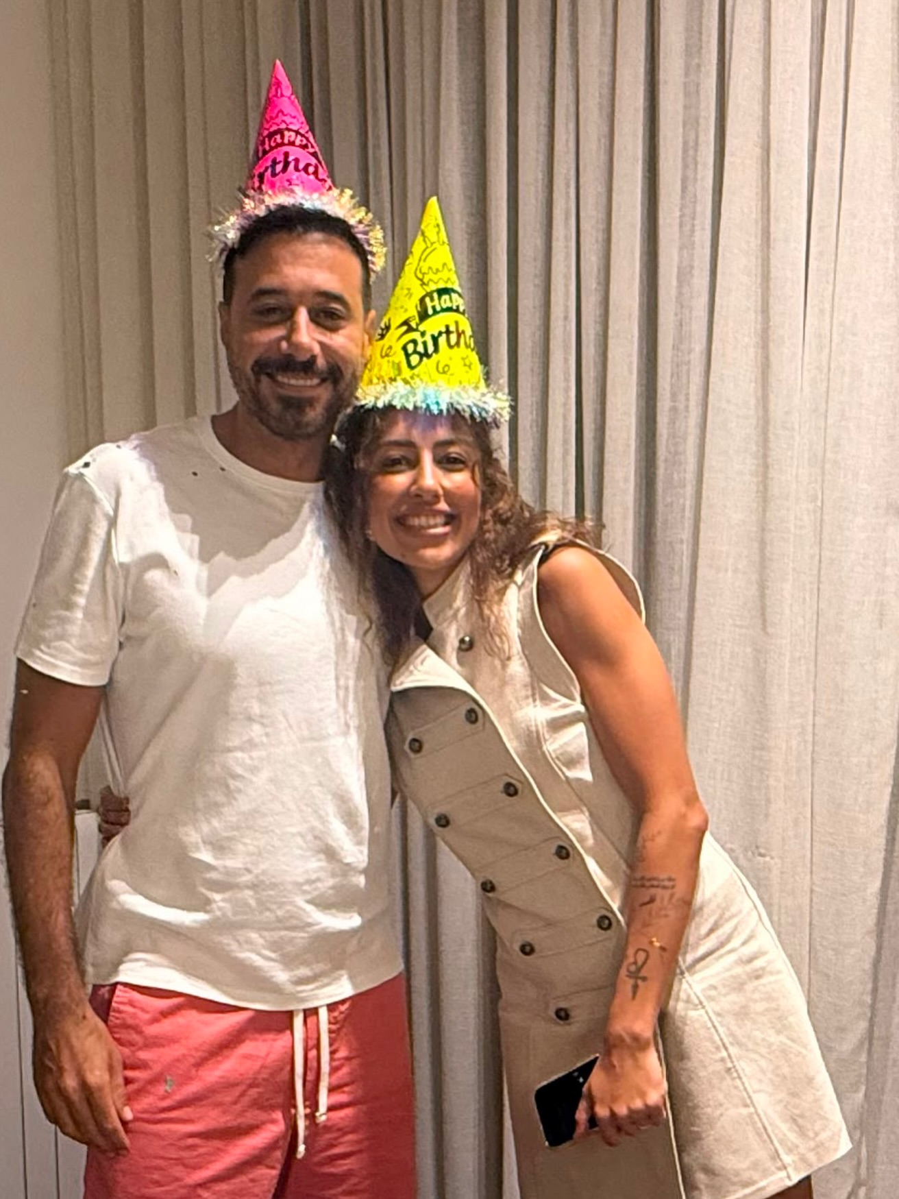 ميرنا الهلباوي تحتفل بعيد ميلاد أحمد السعدني