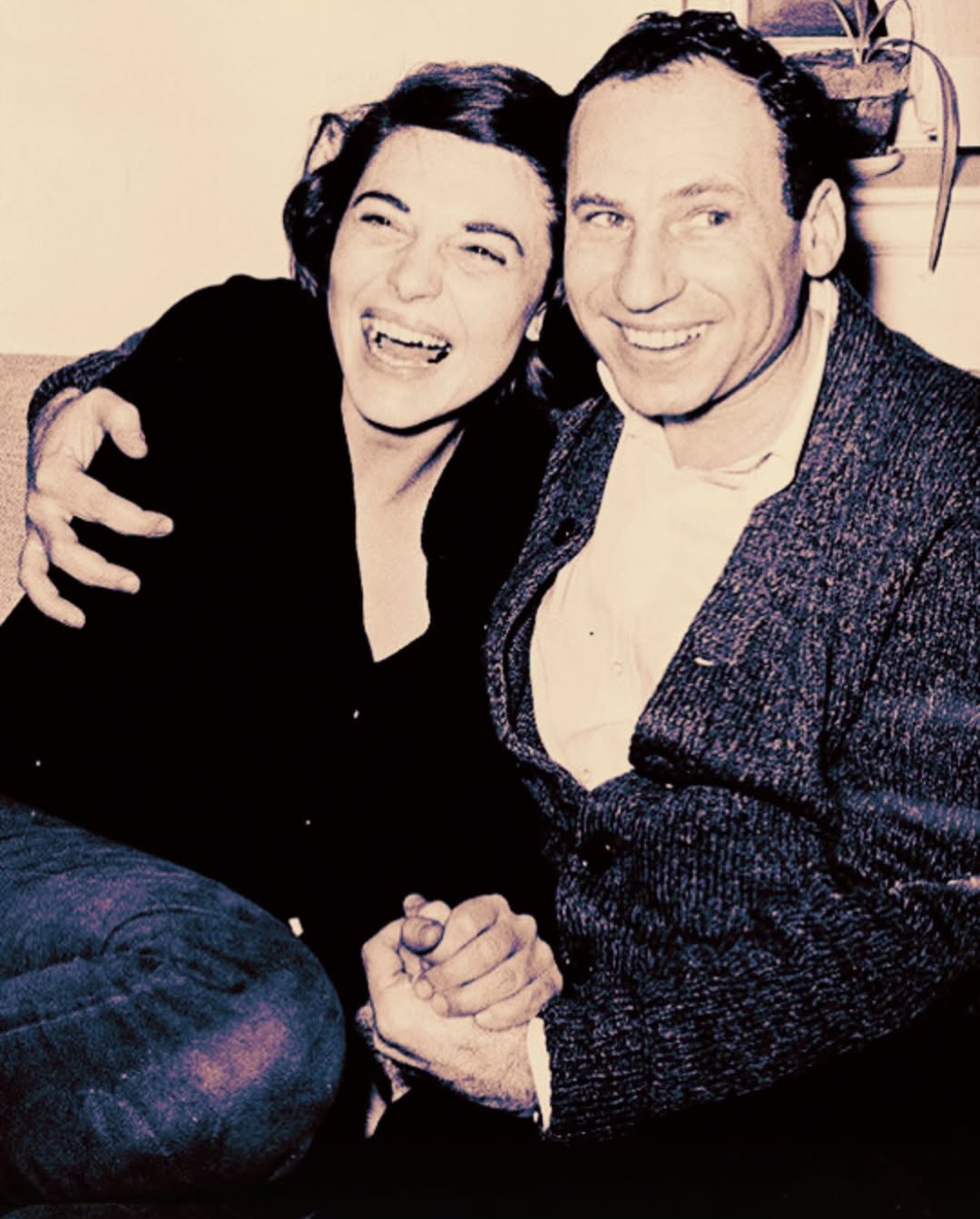 ميل بروكس Mel Brooks وآن بانكروفت Anne Bancroft