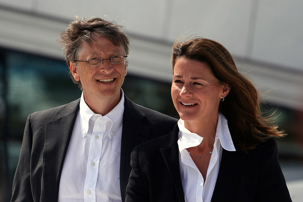 ميليندا فرينش Melinda French وبيل غيتس Bill Gates