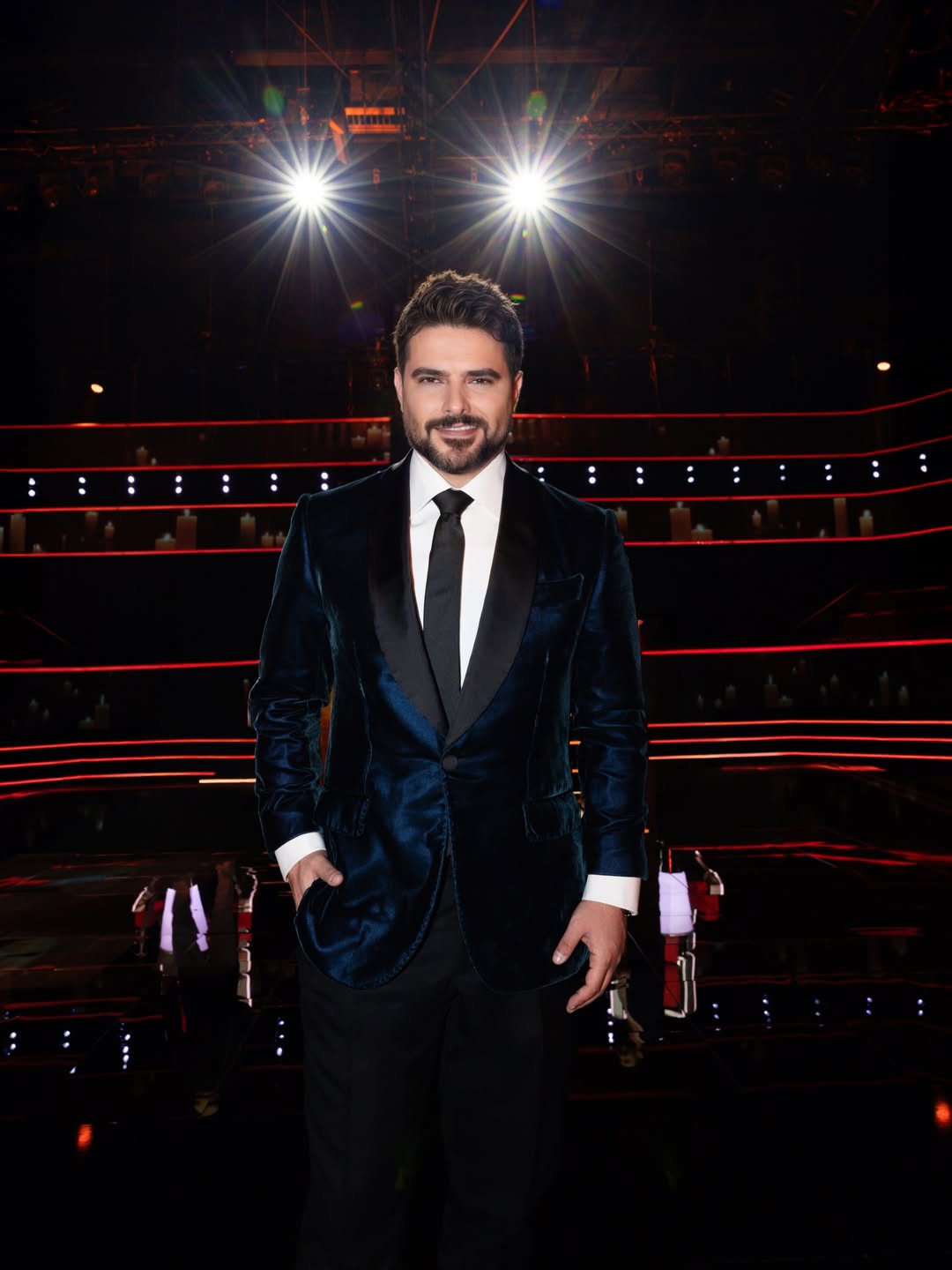 ناصيف زيتون يستقبل مولوده بعد نهاية عروض "The Voice"