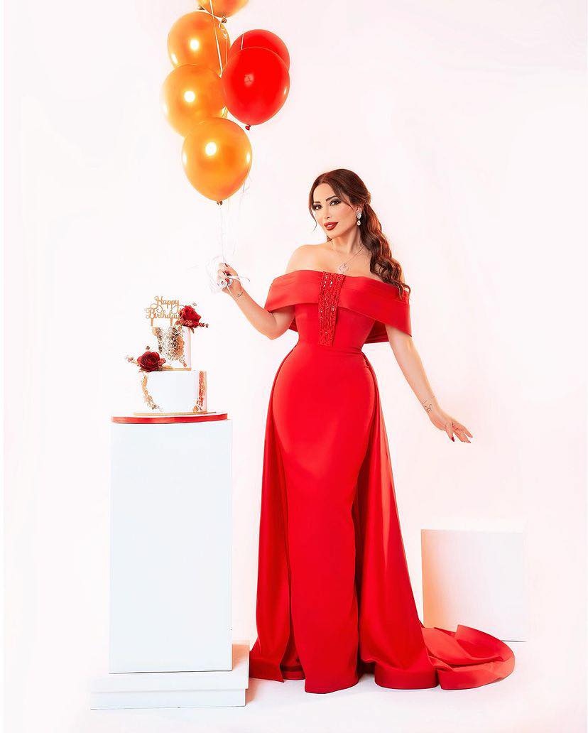 نسرين طافش بمجوهرات ماسية فارهة