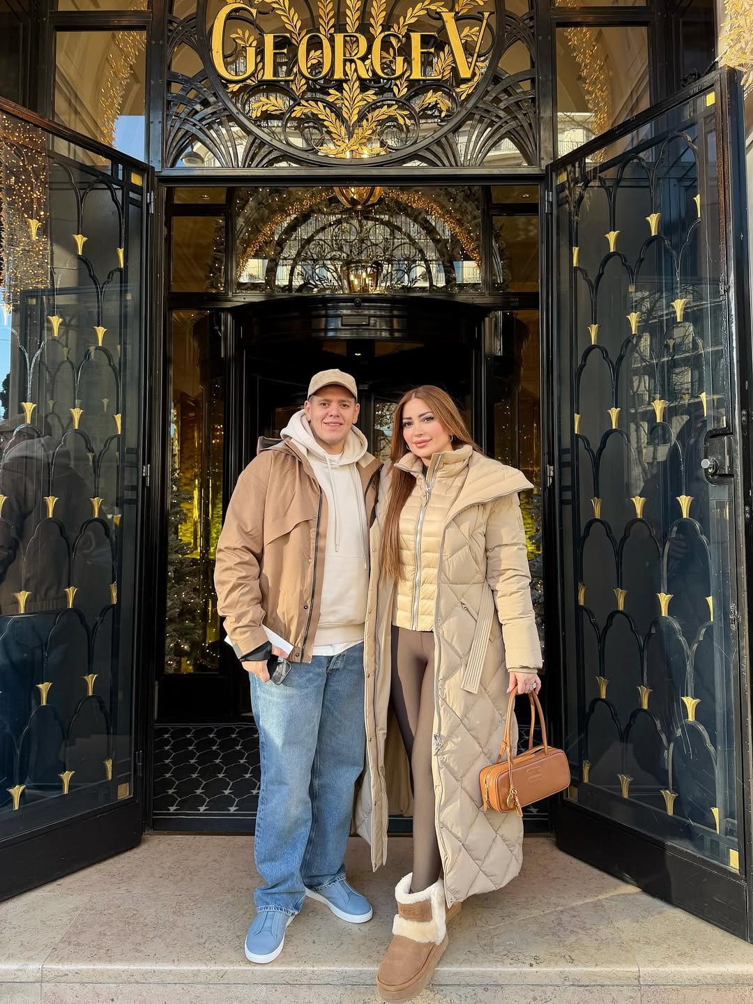 نسرين طافش مع زوجها